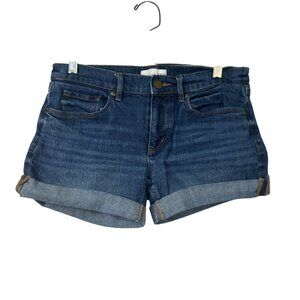 Loft Womens Denim Shorts Size 25/0 Blue Cotton Blend